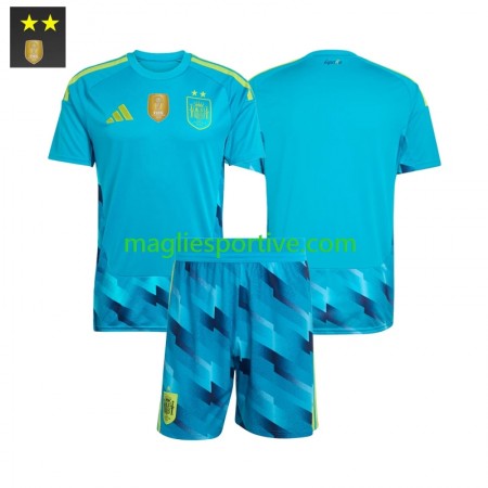 Completo Calcio Spagna Portiere Bambino Divisa Prima 2026-2027 Completo Calcio Spagna Portiere Bambino Divisa Prima 2026-2027